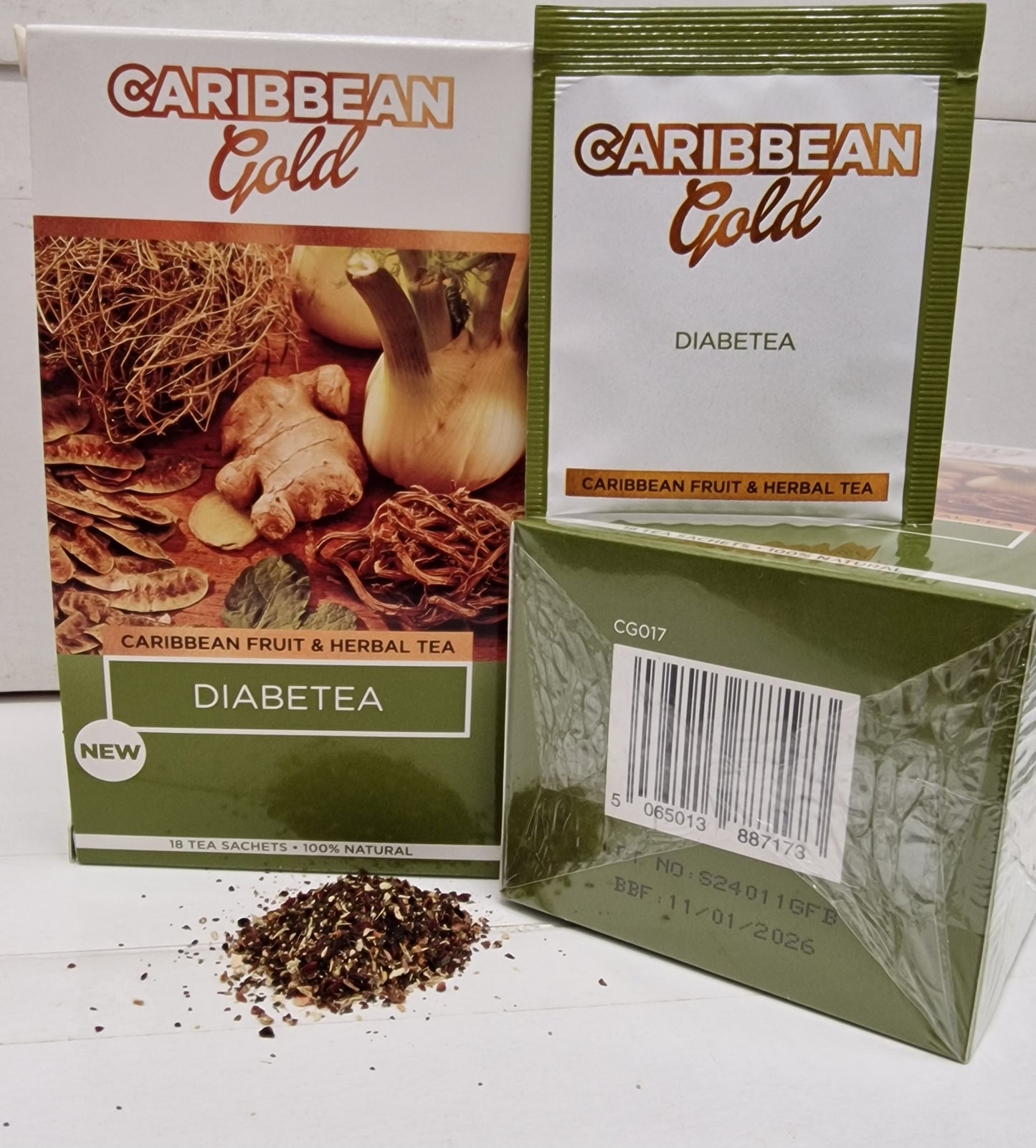 Caribbean Gold Fruit And Herbal Teas-18 Flavours