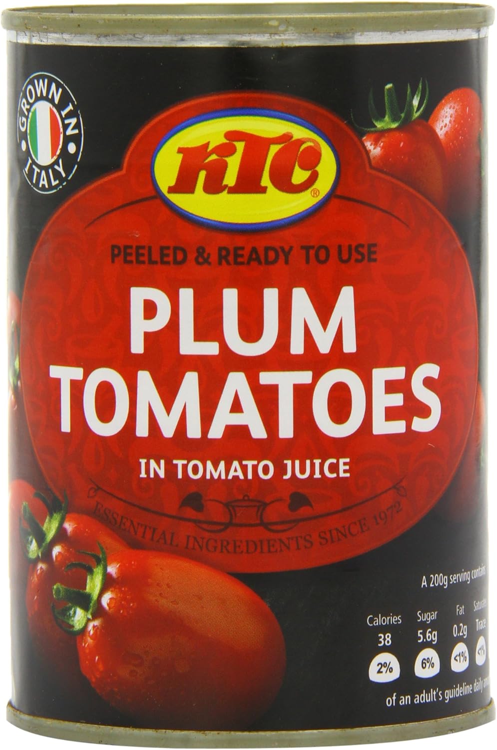 KTC Peeled Plum Tomatoes 12 × 400g