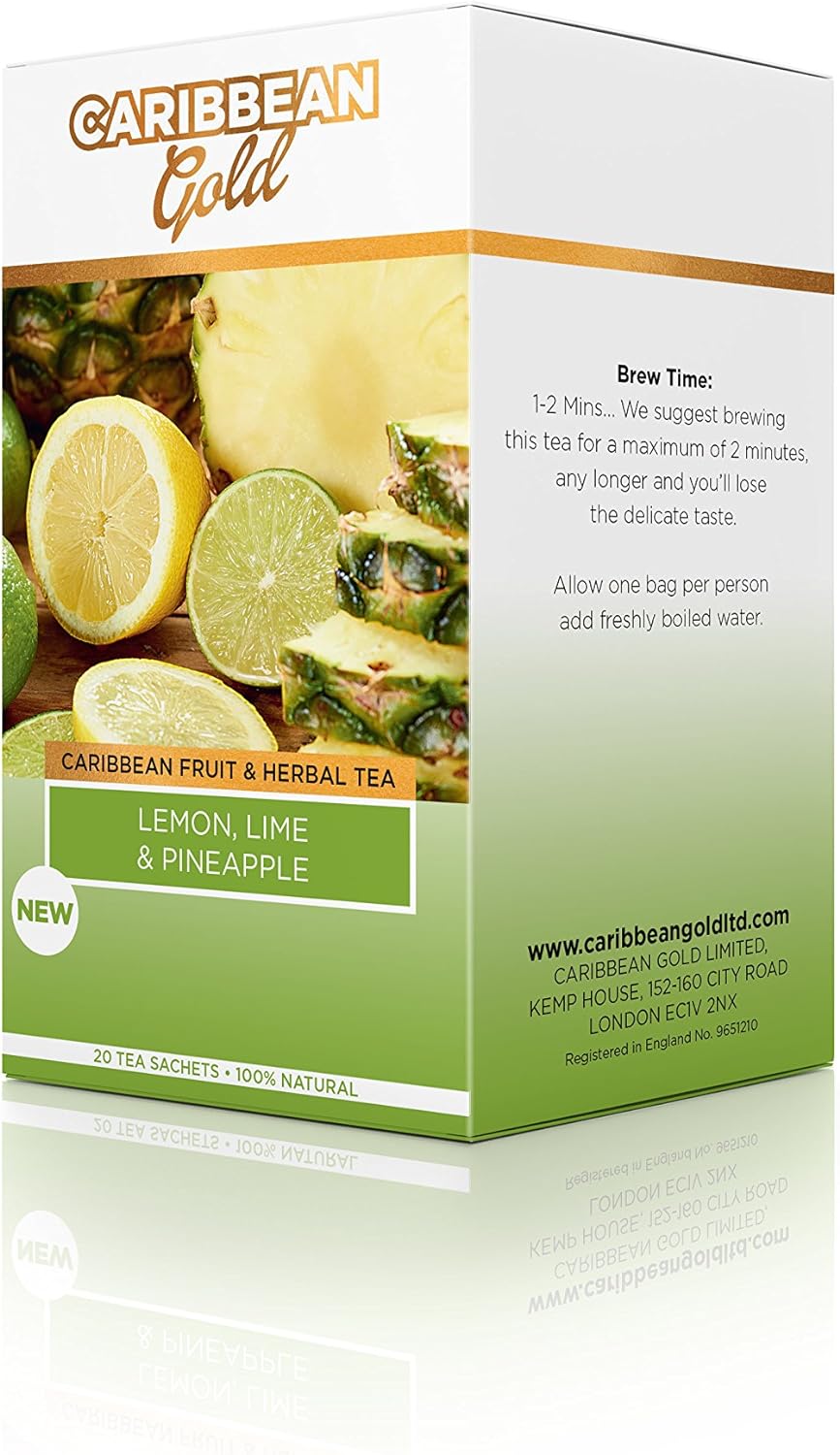Caribbean Gold Fruit And Herbal Teas-18 Flavours