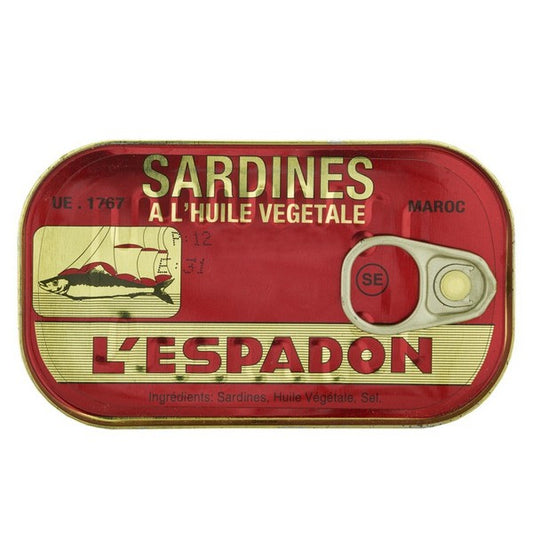 Lespadon Sardines In Vegetable Oil - Chilli 125g