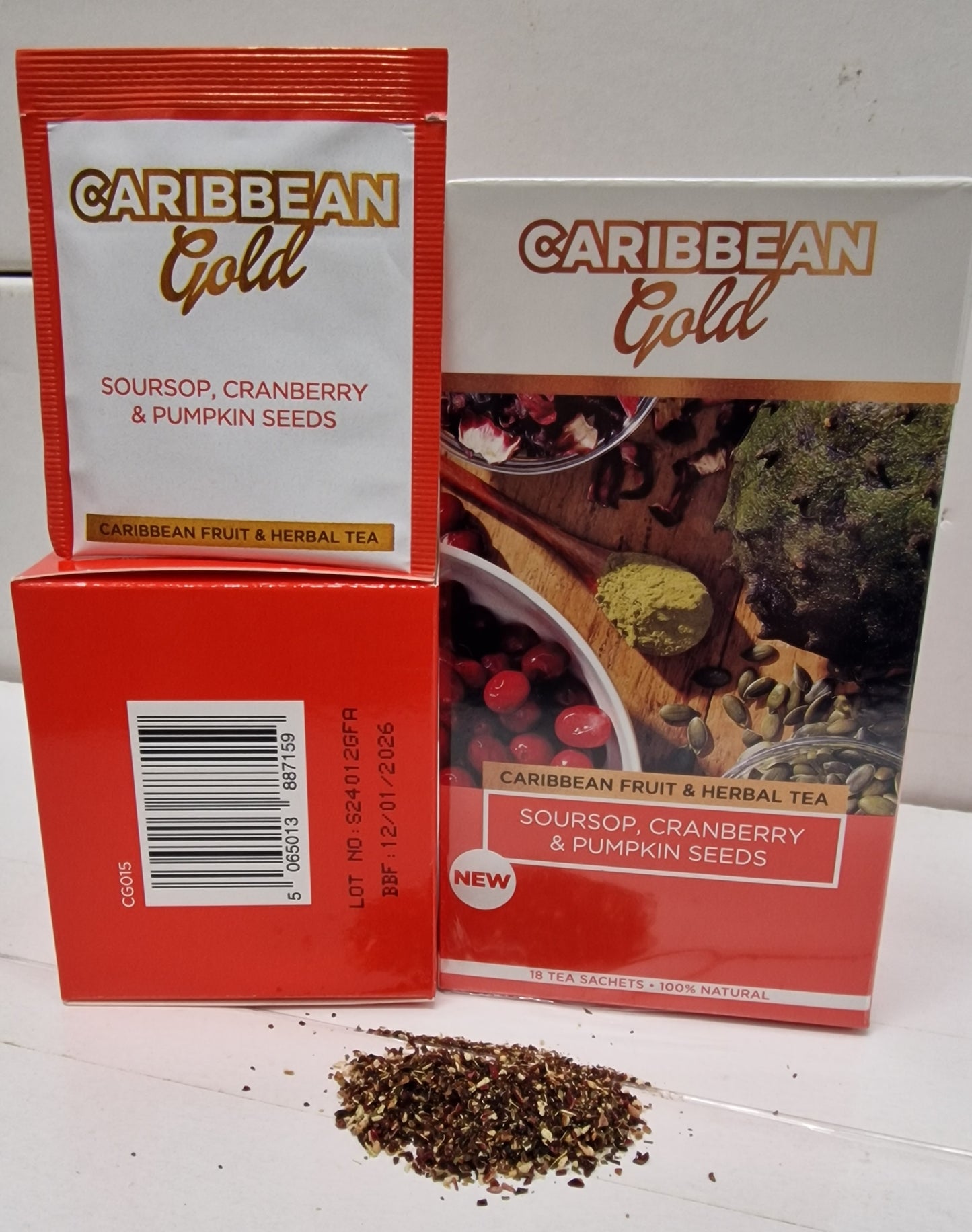 Caribbean Gold Fruit And Herbal Teas-18 Flavours