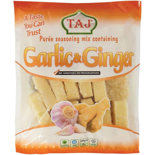 Taj Crushed Garlic & Ginger 400g